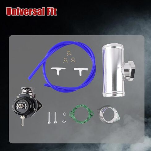 Adjustable Turbo Pressure Relief Valve 25psi With 63mm Or 76mm Flange Pipe Turbo Pressure Relief Valve Adapter L=150mm Modification and upgrade (Red with 76mm pipe) Fit for Performance Engines in Saudi Arabia