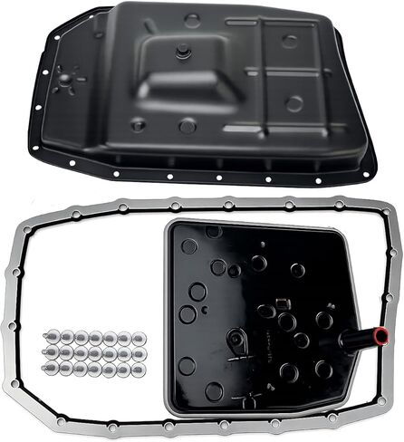 طقم فلتر زيت ناقل الحركة 6R80 مع قابس تصريف وحشية من الألومنيوم - يناسب Ford F-150 Expedition Mustang Lincoln Navigator - يستبدل BR3Z7A194A 265-854 in Kuwait