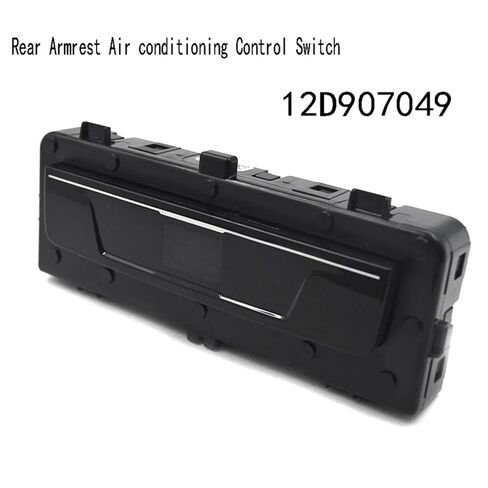 Air Con Switch Compatible with VW for Tiguan MK2 12D907049 Rear Air Conditioning Panel Rear Armrest Air Conditioning Control Switch in Kuwait