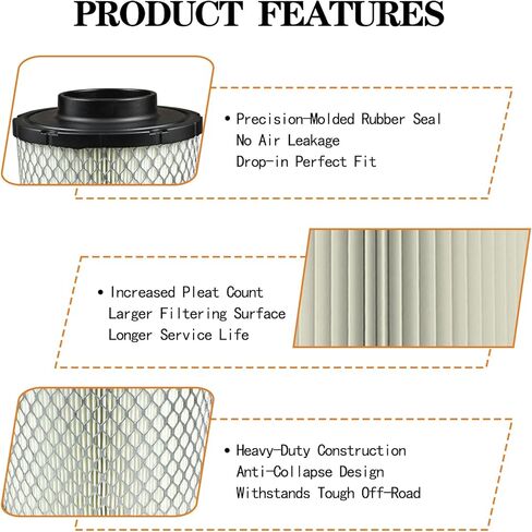 7082037 Ranger 570 Air Filter 2521372 for Polaris Ranger 570 500 Ranger Crew 570 Sportsman ACE 325 500 570 SP 2014-2023 Fuel Filter 2530009 0451089 2630009 in Saudi Arabia