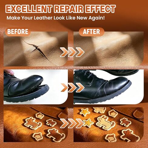 غراء جلدي - لاصق جلدي قوي ومرن للغاية بوزن 2.1 أونصة - غراء إصلاح جلدي مقاوم للماء وسريع الجفاف وشفاف للأحذية والأحذية الطويلة والسترات وحقائب اليد والأرائك ومقاعد السيارات والمزيد in Kuwait