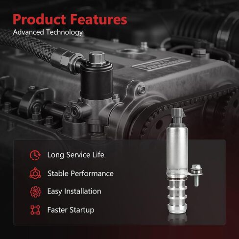 HYR 12679099 صمام السحب المتغير توقيت VVT الملف اللولبي مناسب لـ GMC Terrain، Chevy Captiva Sport Cobalt Equinox HHR Impala Malibu Orlando، Buick Lacrosse Regal Verano، Saturn Aura، Pontiac G5 G6 in Kuwait