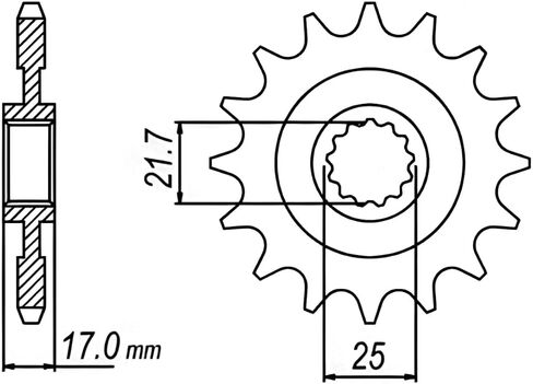 520 O-ring Motorcycle Chain and Sprocket Kit compatible with Honda CB500 / CBR500 2019-2024 in Saudi Arabia