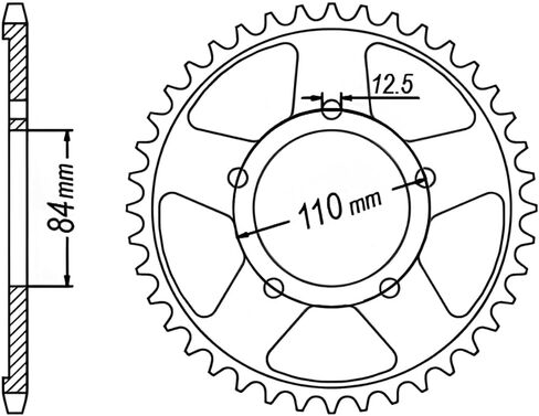 520 O-ring Motorcycle Chain and Sprocket Kit compatible with Honda CB500 / CBR500 2019-2024 in Saudi Arabia