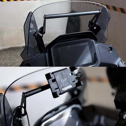 Smartphone/GPS Mounting Bracket Replacement for XL750 Transalp 2023-2025 Motorcycle Mobile Phone Stand Holder 12mm 22mm Expansion Crossbar Navigation Bracket 2024 Transalp XL 750 Accessories in Saudi Arabia
