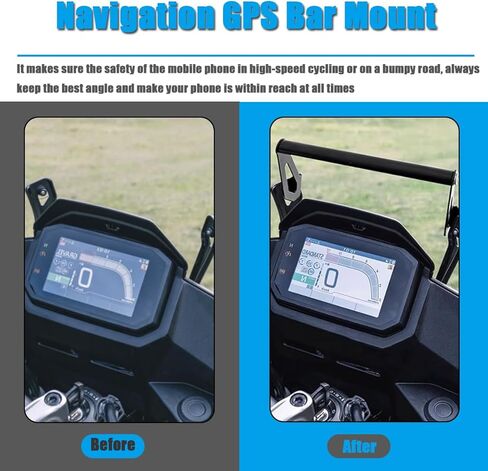 Smartphone/GPS Mounting Bracket Replacement for XL750 Transalp 2023-2025 Motorcycle Mobile Phone Stand Holder 12mm 22mm Expansion Crossbar Navigation Bracket 2024 Transalp XL 750 Accessories in Saudi Arabia