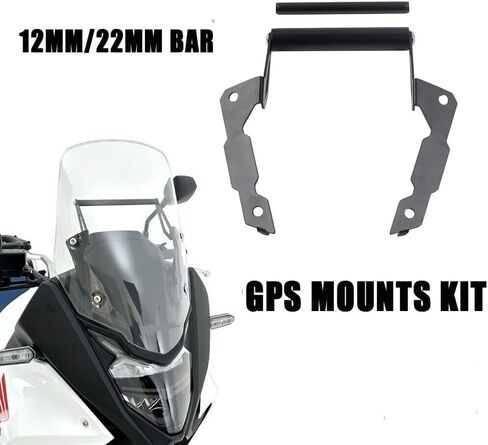 Smartphone/GPS Mounting Bracket Replacement for XL750 Transalp 2023-2025 Motorcycle Mobile Phone Stand Holder 12mm 22mm Expansion Crossbar Navigation Bracket 2024 Transalp XL 750 Accessories in Saudi Arabia