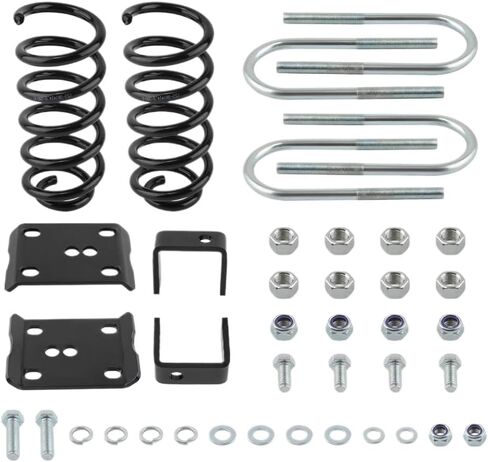 3-Inch Front Lowering Coil Springs and 5-Inch Rear Axle Flip Kit for B2300 B3000 B4000 2WD Models 1983-1997 in Kuwait