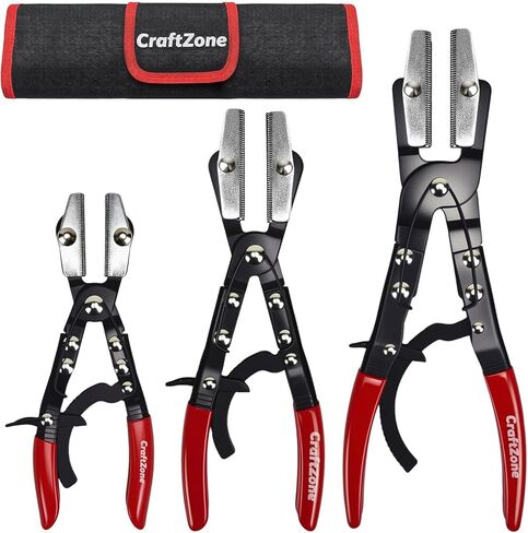 3-Piece Ratcheting Hose Pinch Off Pliers Set 8" 10" 12" Locking Hose Pinch Pliers Set for Radiator Coolant Automotive Fuel Lines in Saudi Arabia