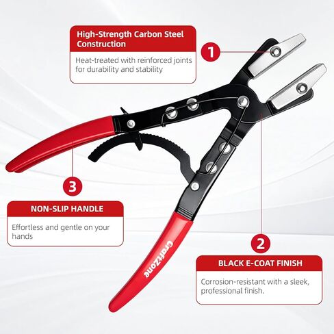 3-Piece Ratcheting Hose Pinch Off Pliers Set 8" 10" 12" Locking Hose Pinch Pliers Set for Radiator Coolant Automotive Fuel Lines in Saudi Arabia