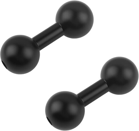 2PCS 17mm الكرة جبل تمديد، الكرة المزدوجة دراجة نارية الهاتف جبل تمديد لتوصيل حامل الهاتف، كرات يتصاعد ملحقات دراجة نارية الملحقات للهواتف / GPS / الكاميرا الرياضية in Kuwait
