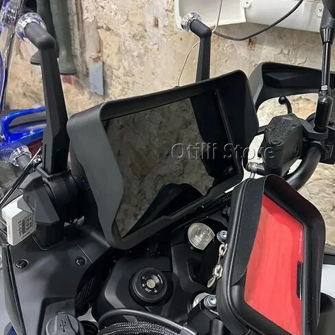 غطاء أداة الدراجة النارية مناسب لـ CFMOTO Ibex 800E Ibex 800 Explorer 2025 لـ 800MT Explorer 2023-2024 عداد السرعة واقي الشمس وشاشة قياس ظلة لشاشة 8 بوصة in Kuwait