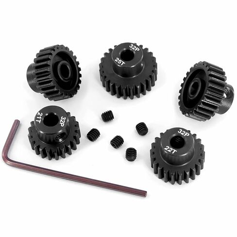 OGRC 0.8M 32P 5mm 21T 22T 23T 24T 25T ترس ترس لسيارة 1/8 1/10 SCT Buggy Monster RC in Kuwait
