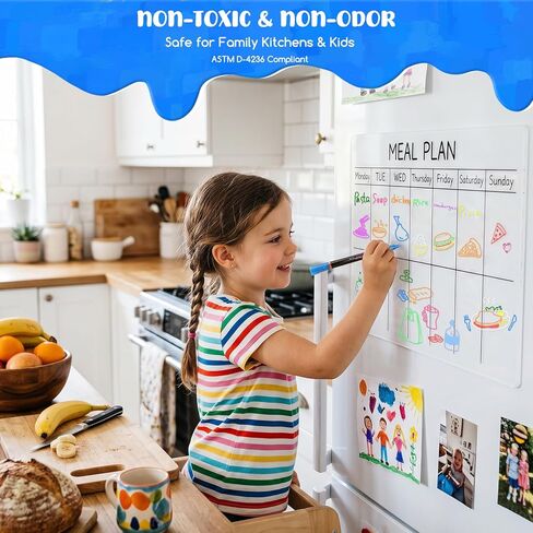 علامات الطباشير السائل maxtek، رأس رفيع 12 قلم طباشير ملون نيون قابل للمسح لتقويم السبورة، السبورة السوداء، لوح الأكريليك، تقويم الثلاجة، الملصقات in Kuwait