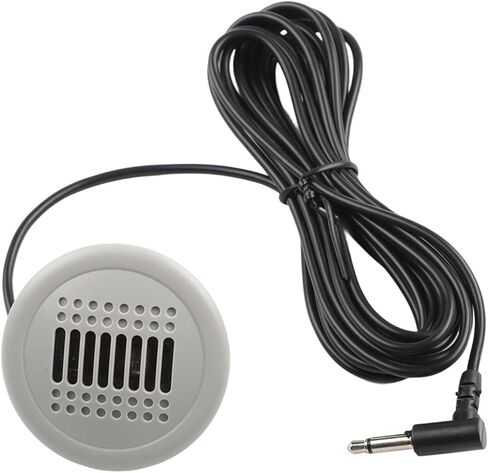 Car Microphone 3.5MM Mic Car Audio Stereo Wired For BMW For Android Radio ABS Shell Gray With 300Cm Extension Cable in Saudi Arabia
