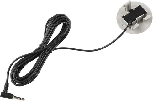 Car Microphone 3.5MM Mic Car Audio Stereo Wired For BMW For Android Radio ABS Shell Gray With 300Cm Extension Cable in Saudi Arabia