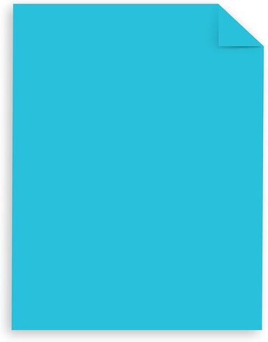 Astrobrights Colored Cardstock, Bright Blue, 65 lb./176 gsm, 8.5" x 11", 126 Sheets, Acid‑Free, Lignin‑Free, Perfect for School, Office & DIY (91981) in Kuwait