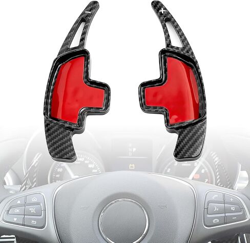 تمديد مجداف السيارة متوافق مع Benz A B C CLA CLS E G GL GLA GLC GLE GLS S SL Class Auto Paddle Shifter غطاء ممتد للأجزاء الداخلية in Saudi Arabia