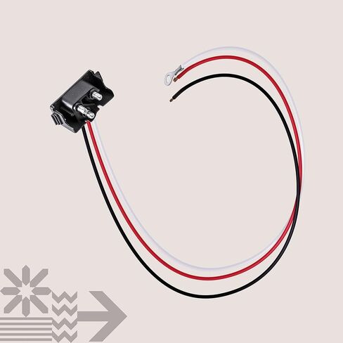 TRUE MODS LED Taillight 90 Degree PL-3 3-Pin Plug [Easy Installation] [Fits 4" Round Taillights] [Fits 6" Oval Taillights] - Connector for Trailers RV & Trucks Turn Stop Brake Reverse Parking Lights in Kuwait