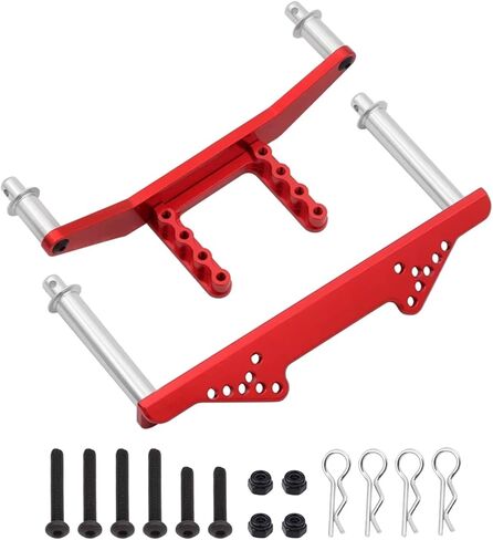 قطع غيار RC متوافقة مع Traxxas for Slash 2WD for Rustler for Stampede لـ VXL 1/10 RC أجزاء ترقية السيارة الأمامية والخلفية مع أعمدة الجسم (أزرق) in Kuwait