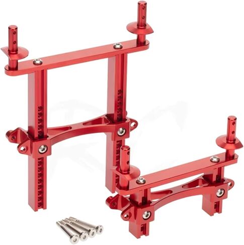 قطع غيار RC متوافقة مع Traxxas لـ Trx4 1/10 RC قطع غيار قطع غيار ملحقات بديلة من سبائك الألومنيوم (أسود) in Saudi Arabia