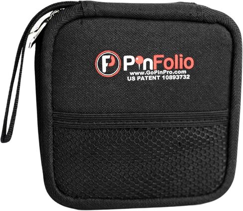 PinFolio Mini Show Pin Display Bag, Lightweight & Compact Mini Sports & Disney Pin Book with Carry Strap for Easy Trading Up to 48 1-Inch Enamel Pins in Kuwait