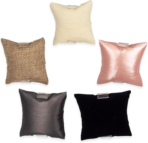 5 Pack - 2 1/4" x 2 1/4" Acrylic Watch/Bracelet/Bangle Pillow Display Stand in Kuwait