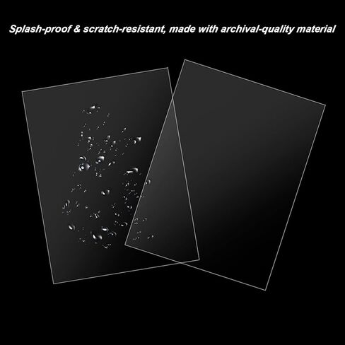4x6 Photo Sleeves 100Pcs - Top Loading Picture Sleeves, Acid-Free & Crystal Clear, Heavy Duty Transparent Plastic Sleeves for Photos, Postcards and Recipe Card Storage in Saudi Arabia