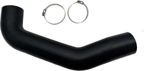 Black Radiator Coolant Hose Cooling EPDM & 2 x Clamps, For Volvo Truck Heavy Duty, Replaces for # 20575356 21127149 20990764 in Kuwait