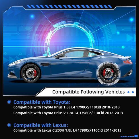 حشية الرأس مع مجموعة الترباس، HS26515PT-1، 2ZR-FE 1.8L L4، لتويوتا بريوس 2010-2013، لتويوتا بريوس V 2012-2013، لكزس CT200H 2011-2013، HS26515PT in Kuwait