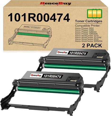 وحدة طبل Phaser 3260 3215 المتوافقة - قطعتان بديلتان لحبر الطابعة Xerox 101R00474 3215 لحبر الطابعة Xerox Phaser 3260 3260DNI 3260DI 3052 WorkCentre 3215 3225 3215NI 3225DNI in Kuwait