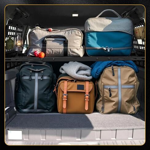 مجموعة سلة رفوف البضائع الداخلية متوافقة مع Toyota Land Cruiser LC250 Prado J250 2024 2025، منظم سلة الأمتعة بلوحة النافذة in Kuwait