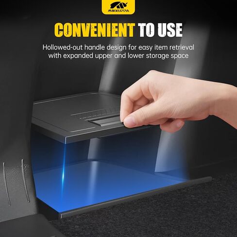 MIKKUPPA Trunk Organizer with Lid - Replacement for 2024 2025 Chevy Chevrolet Trax Accessories, ABS & TPE Waterproof Rear Trunk Side Storage Bin (Left Side) in Kuwait