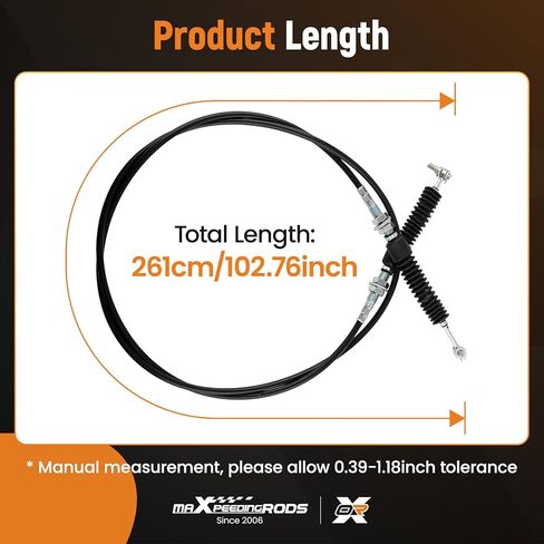 كابل تحويل التروس maxpeedingrods 7082498 لـ Polaris Ranger 1000 EPS XP1000 EPS Ranger Crew 2018-2023 7082285 7082376 كابل ناقل الحركة in Kuwait