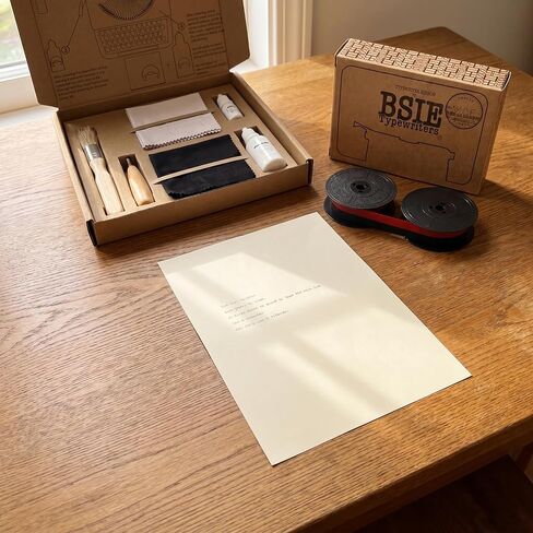 — Smith Corona Care Pack — Black & Red GR9 Ribbon + Typewriter Maintenance Kit — Fits Skyriter, Silent-Super, Sterling, Galaxie, Coronet — Made in Our Nice Atelier in Saudi Arabia