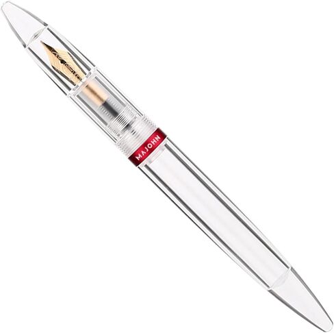 Moonman MAJOHN M2 Fountain Pen, Clear Transparent Acrylic, Eye Dropper Filling, Large-Capacity Ink Storing, Writing Calligraphy Pen Gift Set (Extra Fine Nib) in Saudi Arabia