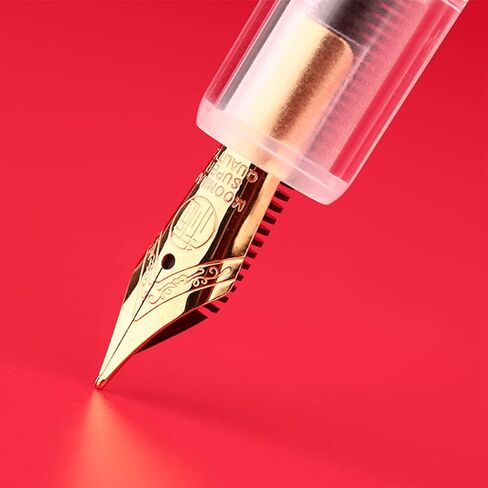 Moonman MAJOHN M2 Fountain Pen, Clear Transparent Acrylic, Eye Dropper Filling, Large-Capacity Ink Storing, Writing Calligraphy Pen Gift Set (Extra Fine Nib) in Saudi Arabia