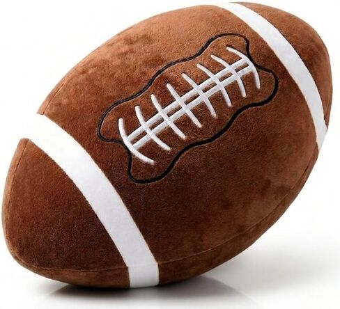 MSYA Football Throw Pillow 20x12 Inch, Soft Plush American Football Pillow for Couch, Bed & Living Room, Decorative Sports Pillow, Cozy Gift for Football Fans in Saudi Arabia