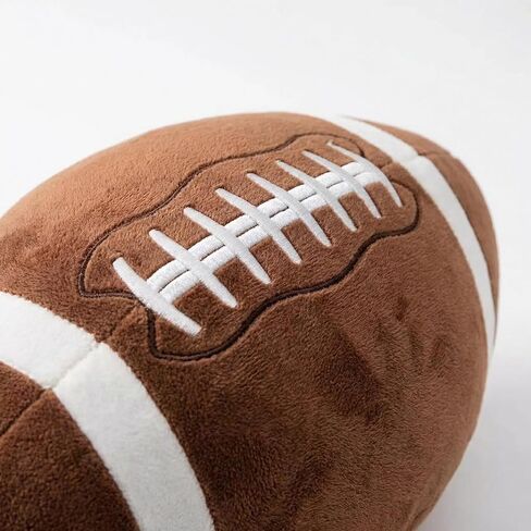 MSYA Football Throw Pillow 20x12 Inch, Soft Plush American Football Pillow for Couch, Bed & Living Room, Decorative Sports Pillow, Cozy Gift for Football Fans in Saudi Arabia
