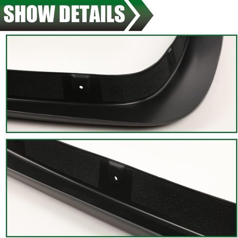 CNNELL 4 قطع Fender Flares نمط المصنع متوافق مع Chevy Silverado 1500 2014-2018 و2500 3500HD 2015-2019 تناسب فقط الطرز ذات السرير الجانبي. ليس للطرز المزدوجة in Kuwait