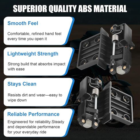 Inner Fairing Media Glove Box Door Hinge Compatible with 2014-2024 Harley Davidson All Road Glide Glove Box Hinge Replace#76000436 in Saudi Arabia