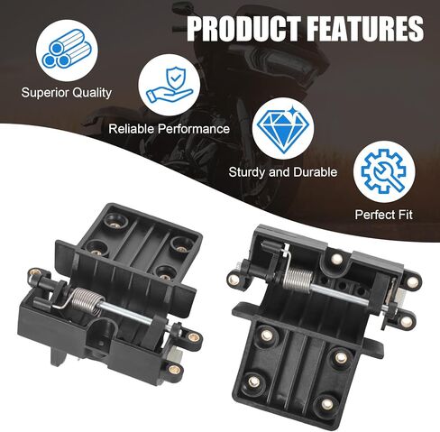 Inner Fairing Media Glove Box Door Hinge Compatible with 2014-2024 Harley Davidson All Road Glide Glove Box Hinge Replace#76000436 in Saudi Arabia