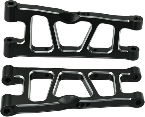 Hobby Aluminum Front and Rear Knuckle Arm Set Steering Set for ARRMA Mini Kraton 3S Speed Truck-ARA2508 Upgrades - Purple (Black Arm Set) in Saudi Arabia