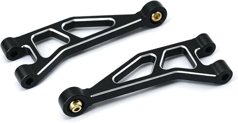 Hobby Aluminum Front and Rear Knuckle Arm Set Steering Set for ARRMA Mini Kraton 3S Speed Truck-ARA2508 Upgrades - Purple (Black Arm Set) in Saudi Arabia