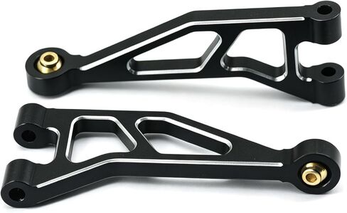 Hobby Aluminum Front and Rear Knuckle Arm Set Steering Set for ARRMA Mini Kraton 3S Speed Truck-ARA2508 Upgrades - Purple (Black Arm Set) in Saudi Arabia