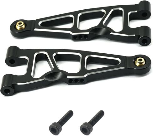 Hobby Aluminum Front and Rear Knuckle Arm Set Steering Set for ARRMA Mini Kraton 3S Speed Truck-ARA2508 Upgrades - Purple (Black Arm Set) in Saudi Arabia