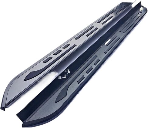 2 قطعة خطوة جانبية متوافقة مع أودي Q7 2006-2015 لوحة الجري Nerf Bar دواسة الألومنيوم (مع الأقواس) in Kuwait