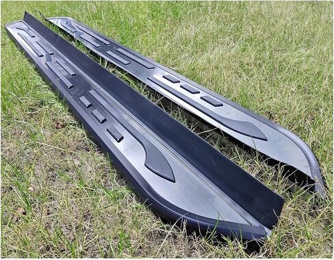 2 قطعة خطوة جانبية متوافقة مع أودي Q7 2006-2015 لوحة الجري Nerf Bar دواسة الألومنيوم (مع الأقواس) in Kuwait