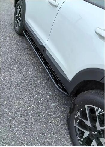 2 قطعة خطوة جانبية متوافقة مع أودي Q7 2006-2015 لوحة الجري Nerf Bar دواسة الألومنيوم (مع الأقواس) in Kuwait