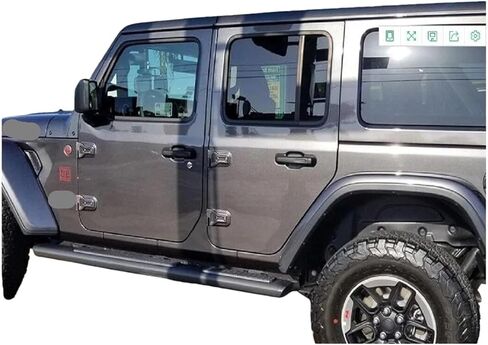 4 أبواب دواسة جانبية من سبائك الألومنيوم متوافقة مع جيب متوافق مع رانجلر JL 2018+ JL1086 LantSun in Kuwait